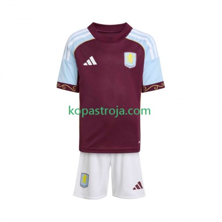 Billiga Fotbollströjor Aston Villa Barn Hemma tröja 2025/26 Kortärmad